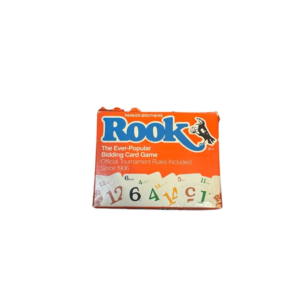 Vintage 1978 Parker Brothers Rook Bidding Card Game 100% complete
